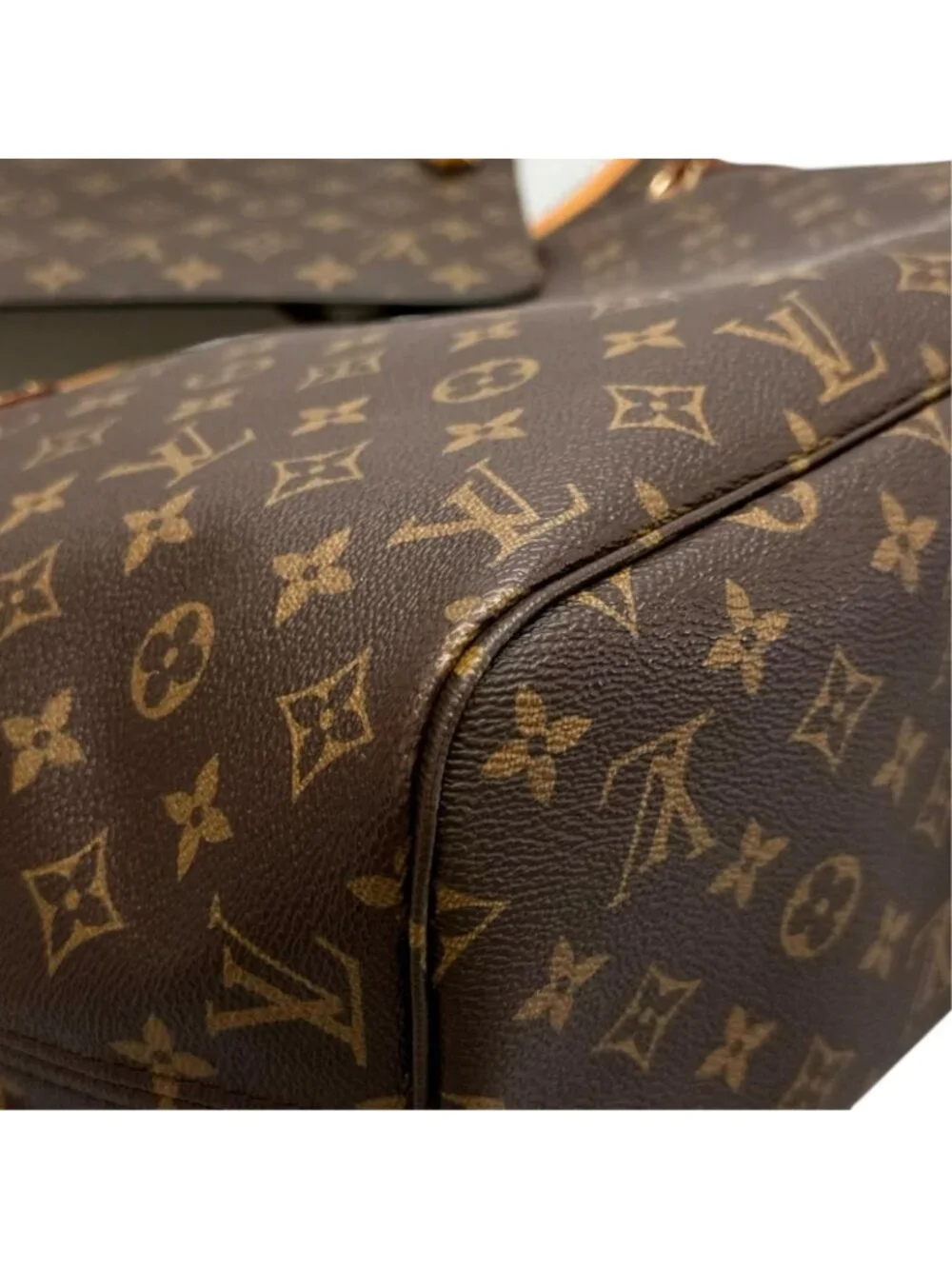 Louis Vuitton Neverfull MM Tote Bag Monogram Canvas Brown
